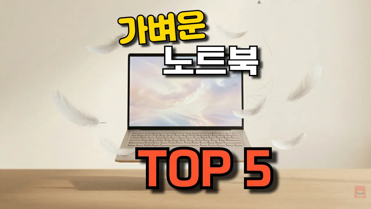 가벼운 노트북 추천 초경량 TOP 5 가성비 비교 2026년