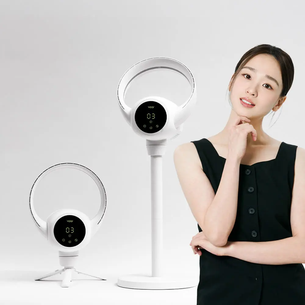 Voar VSFN-003WH 보아르 엘레어PRO 2in1 날개없는 선풍기 추천 아기방 무풍 모드 BLDC 저소음