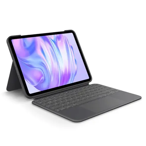 Logitech Combo Touch 로지텍 콤보 터치 아이패드 키보드 추천, 분리형 킥스탠드 360도 보호 트랙패드