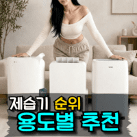 용도별 제습기 순위와 추천 제품은?