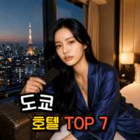 일본 도쿄 호텔 추천 TOP 7 가성비 비교&후기