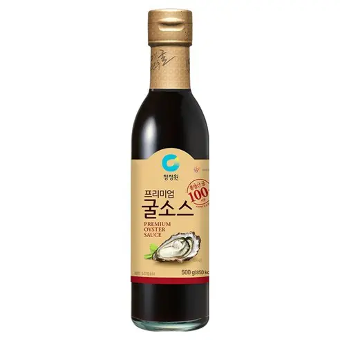Chung Jung One 청정원 프리미엄 굴소스 500g 추천, 국산 굴 추출액 70.2% 한식 볶음밥 잡채 감칠맛