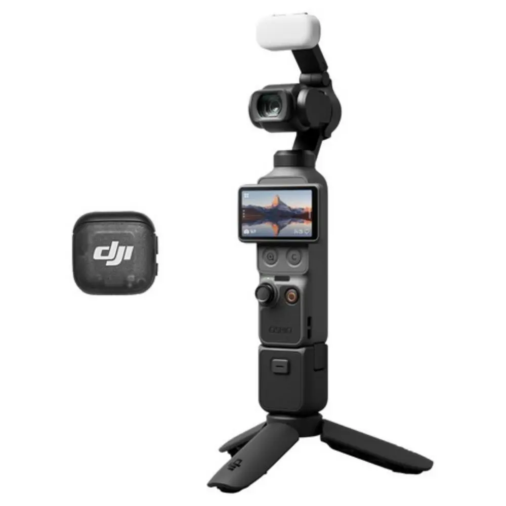 DJI Osmo Pocket 4 오즈모 포켓4 유튜브 카메라 추천, 1인치 센서 3축 짐벌 브이로그 카메라 DJI Mic 3 무선 마이크 포함