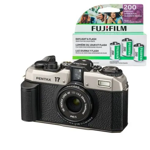 Ricoh PENTAX 17 리코 펜탁스 17 하프프레임 필름카메라 추천, 한 롤 72컷 신품 정품 A/S 필름 3롤 포함 입문 소장