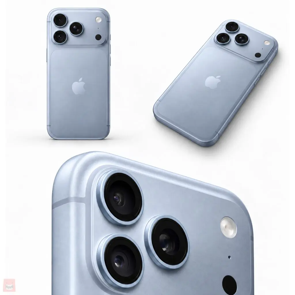 Apple iPhone 18 Pro 애플 아이폰 18 프로 글레이셔 인기 색상, 은은한 라이트 블루 계열 투명 케이스 궁합