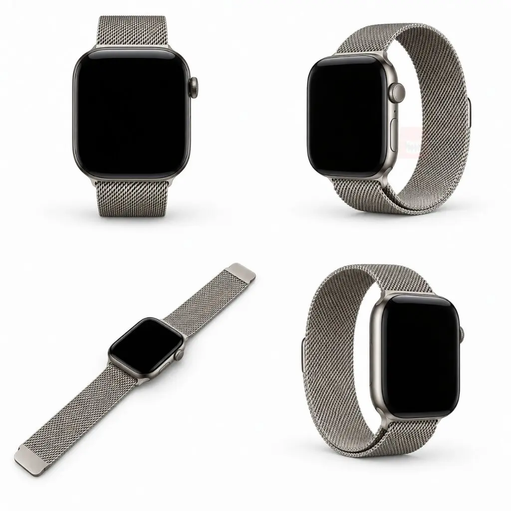 Apple Watch Series 12 애플워치 12 내추럴 티타늄 색상 추천, 사파이어 크리스털 메탈 톤