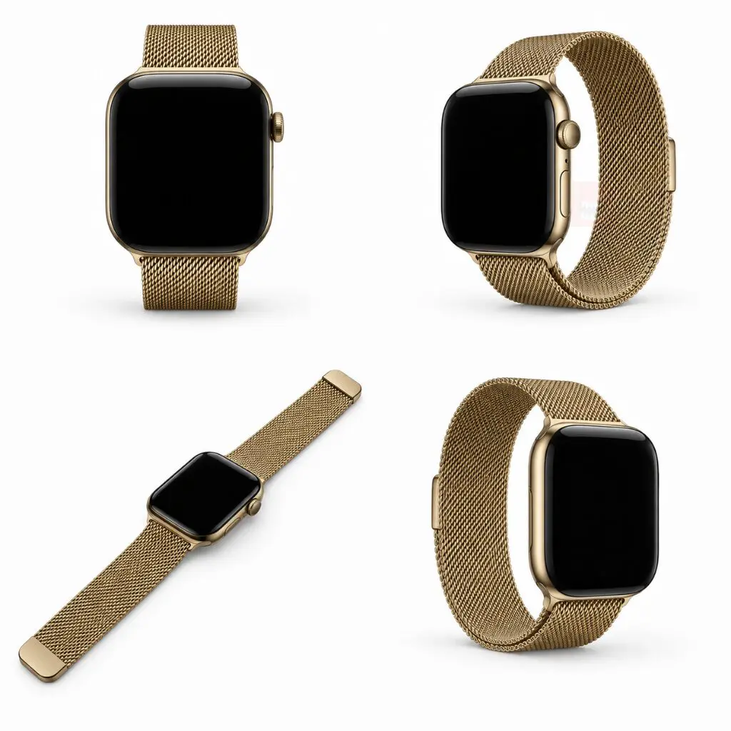 Apple Watch Series 12 애플워치 12 래디언트 골드 색상 추천, 티타늄 케이스 사파이어 크리스털