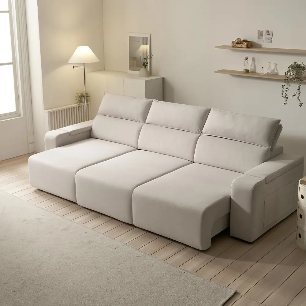Boniae Siena Motion 4Seater 보니애가구 시에나 모션 슬라이드 4인 쇼파 추천, 전동 슬라이드 + 헤드 각도·좌방석 60→100cm 확장