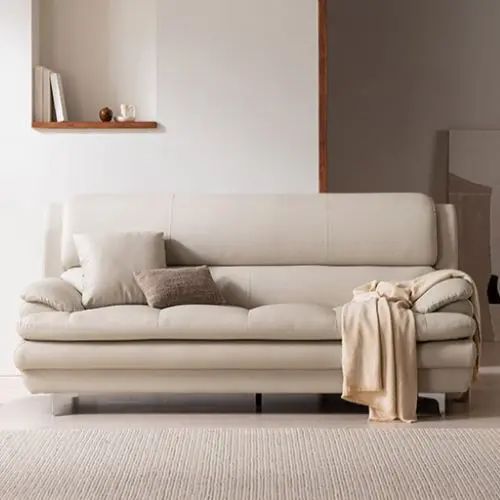 Samick Eclair 3-Seater 삼익가구 에클레르 프리미엄 3인용 가죽 소파 추천, 합성가죽 마감, 30만원대·가로 193cm, 좁은 벽에도