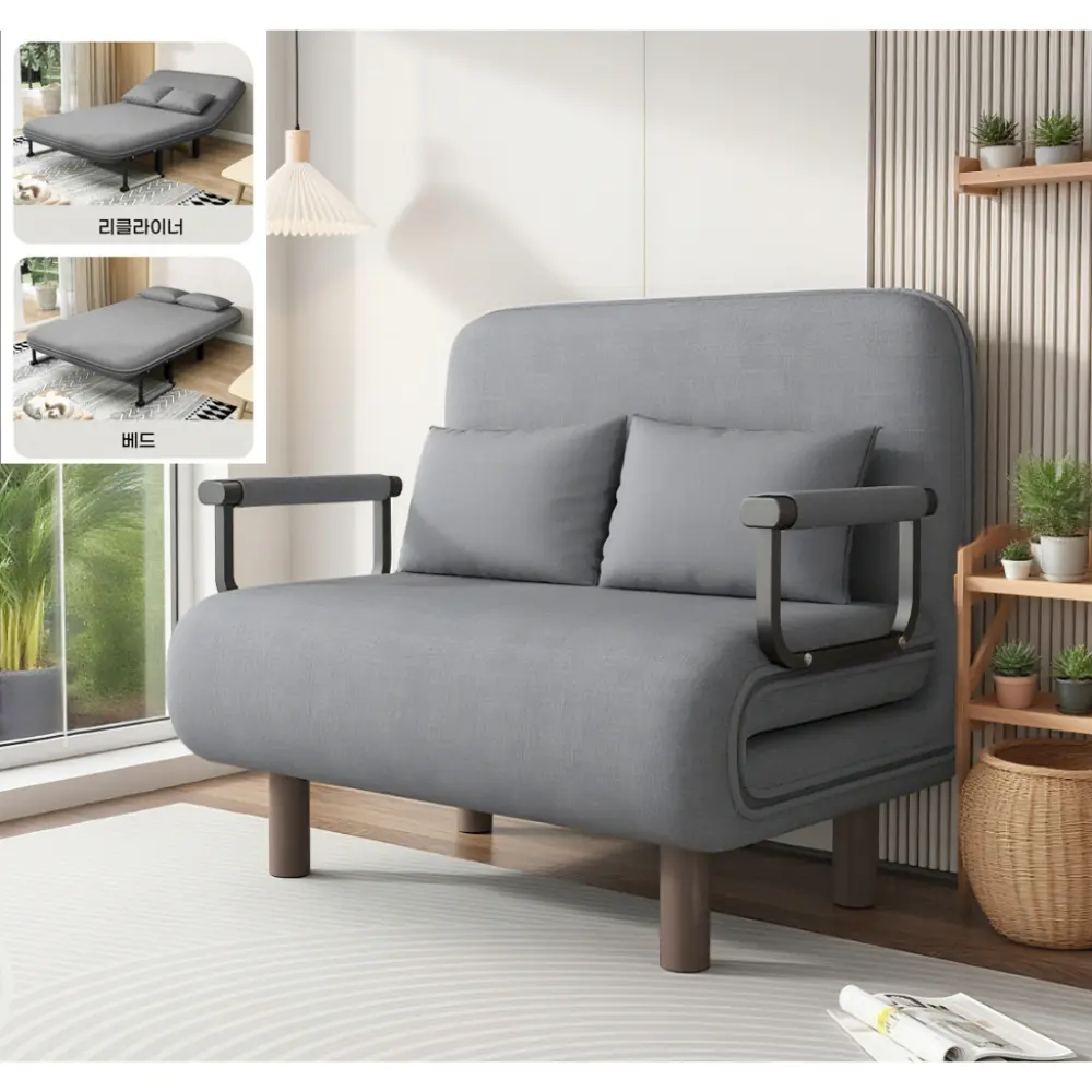 Seonsi home Folding Sofa Bed 선시홈 접이식 소파베드 1인용 쇼파 추천, 소파에서 침대로 바로 전환·폭 65~150cm 5가지 선택